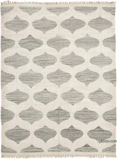 New Turkish Handwoven Kilim Rug - 7' 10" x 10' 4" (94" x 124")