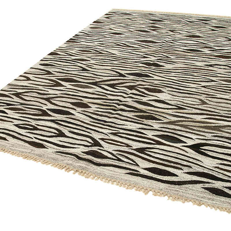 New Turkish Handwoven Kilim Rug - 8' 2" x 10' 8" (98" x 128") - K0070478