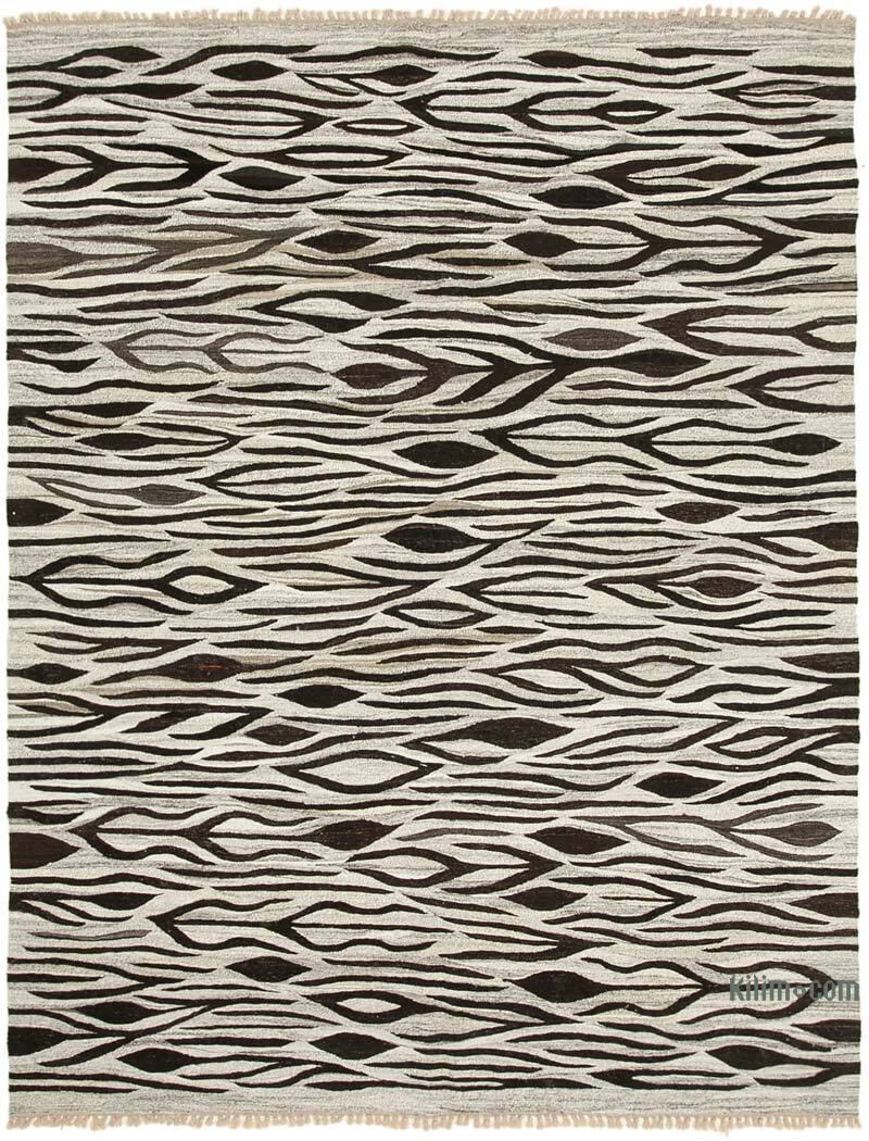 New Turkish Handwoven Kilim Rug - 8' 2" x 10' 8" (98" x 128") - K0070478