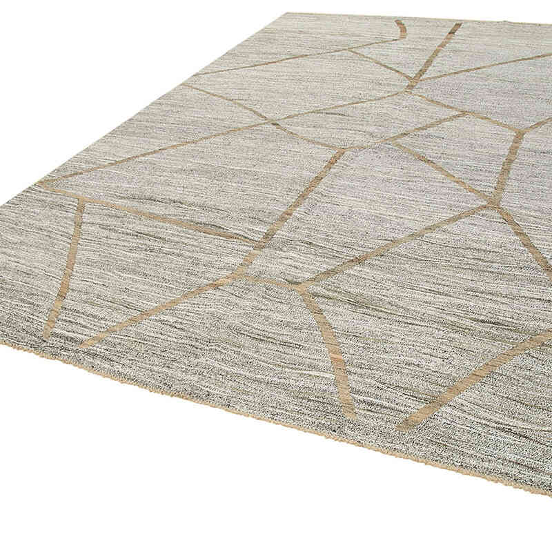 New Turkish Handwoven Kilim Rug - 8' 10" x 12' 2" (106" x 146") - K0070483