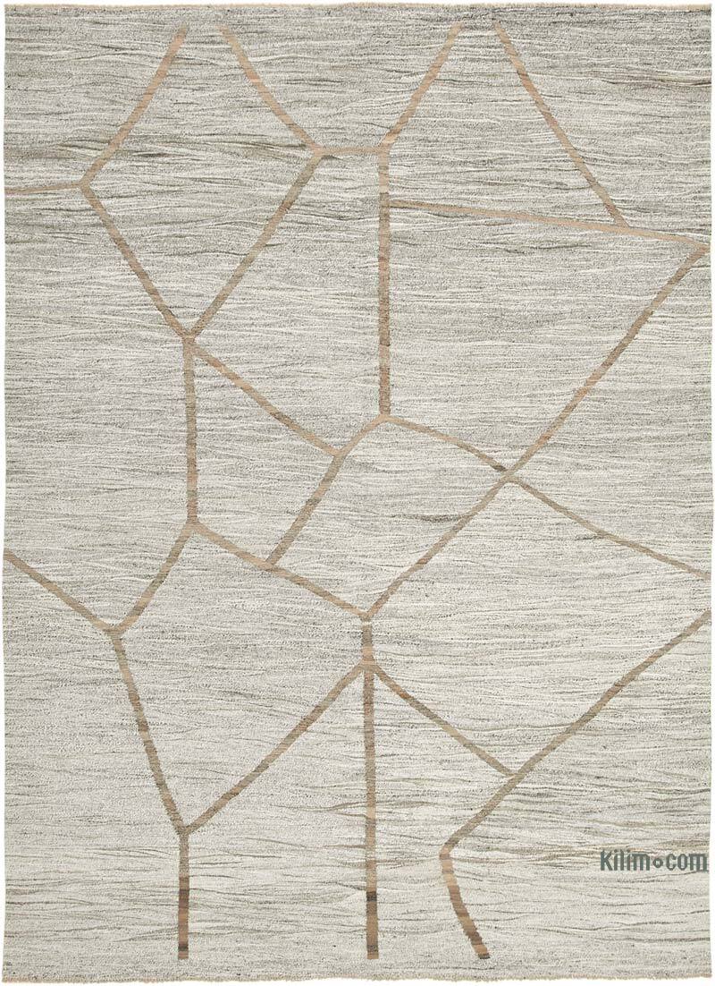 New Turkish Handwoven Kilim Rug - 8' 10" x 12' 2" (106" x 146") - K0070483
