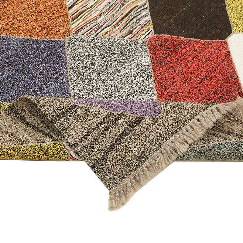 New Turkish Handwoven Kilim Rug - 8' 6" x 10'  (102" x 120") - K0070490