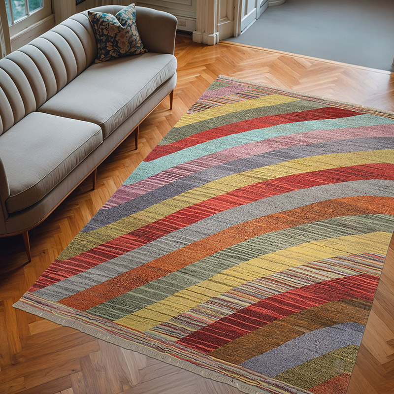 Nueva Alfombra Turca Kilim - 220 cm x 320 cm - K0070491