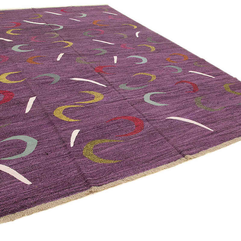 New Turkish Handwoven Kilim Rug - 10' 2" x 14' 3" (122" x 171") - K0070492