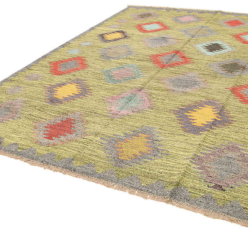 Nueva Alfombra Turca Kilim - 286 cm x 372 cm - K0070495