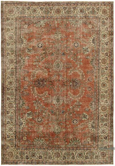 Vintage Turkish Hand-Knotted Rug - 8'  x 11' 5" (96" x 137")