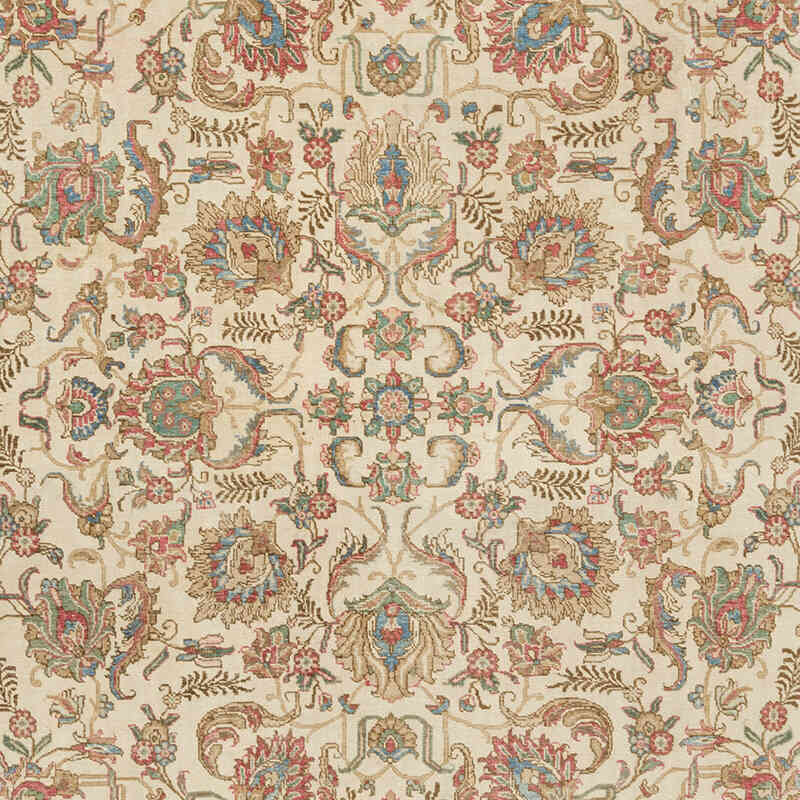 Vintage Hand-Knotted Oriental Rug - 9' 6" x 13'  (114" x 156") - K0070515
