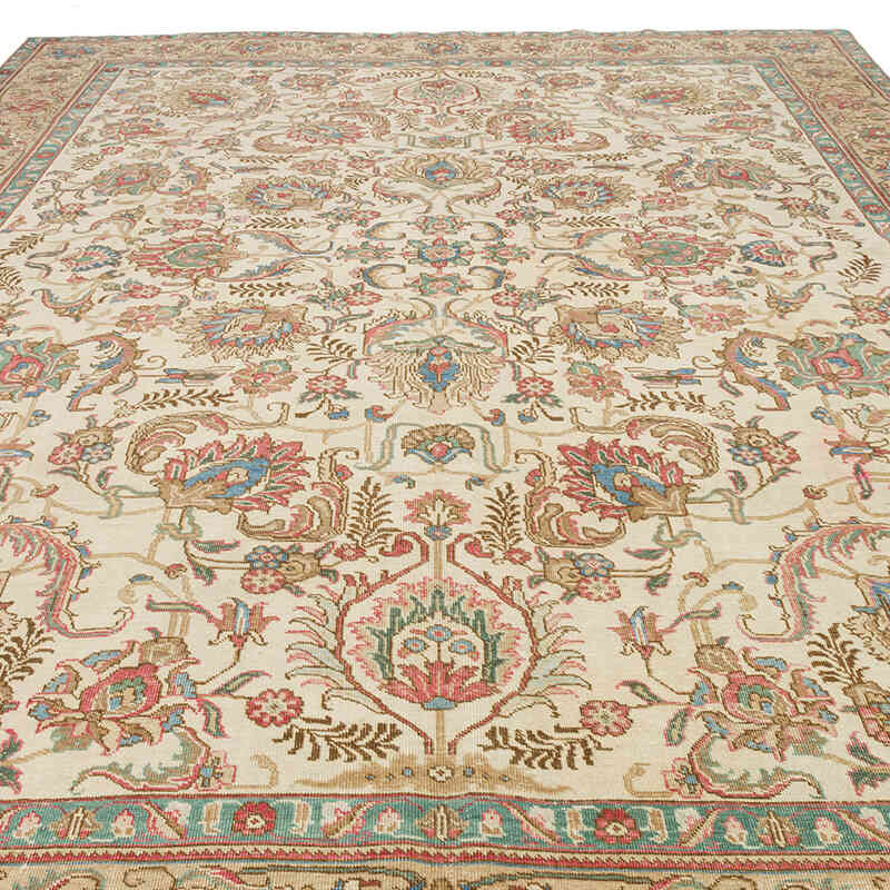 Vintage Hand-Knotted Oriental Rug - 9' 6" x 13'  (114" x 156") - K0070515