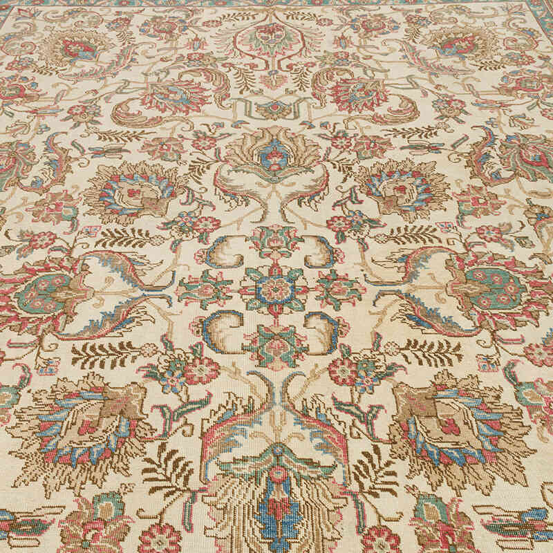 Vintage Hand-Knotted Oriental Rug - 9' 6" x 13'  (114" x 156") - K0070515