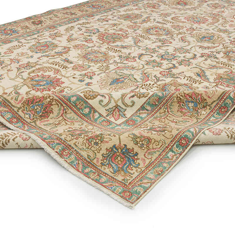 Vintage Hand-Knotted Oriental Rug - 9' 6" x 13'  (114" x 156") - K0070515