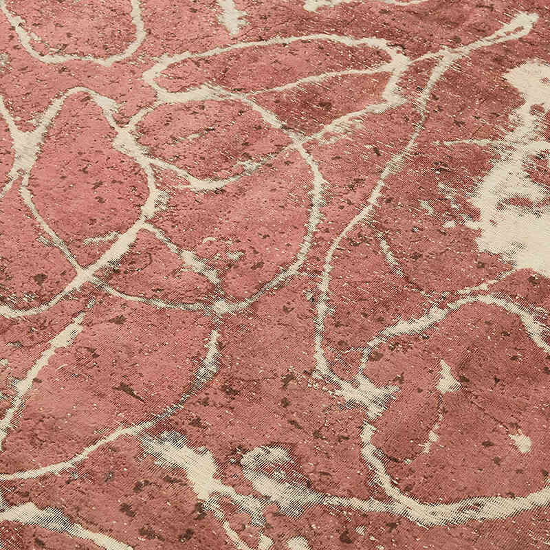 Alfombra Oriental Vintage Teñida a Mano Sobretintada - 247 cm x 320 cm - K0070518