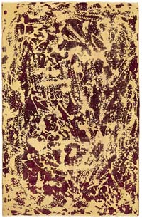 Overdyed Vintage Hand-knotted Oriental Rug - 7' 5" x 11' 3" (89" x 135")