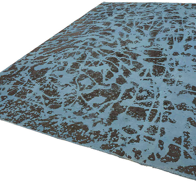 Overdyed Vintage Hand-knotted Oriental Rug - 8' 11" x 12' 2" (107" x 146") - K0070521