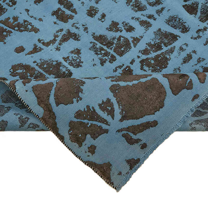 Overdyed Vintage Hand-knotted Oriental Rug - 8' 11" x 12' 2" (107" x 146") - K0070521
