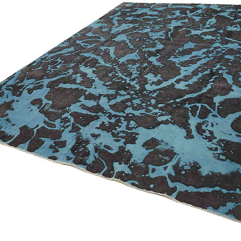Overdyed Vintage El Dokuma Oryantal Halı - 280 cm x 370 cm - K0070522