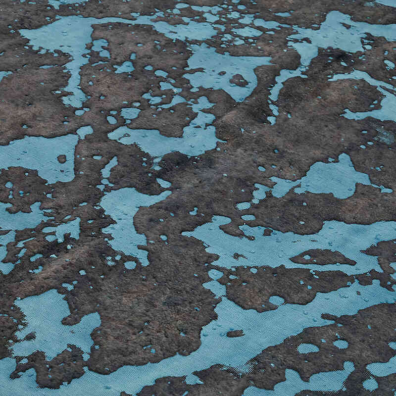 Overdyed Vintage El Dokuma Oryantal Halı - 280 cm x 370 cm - K0070522