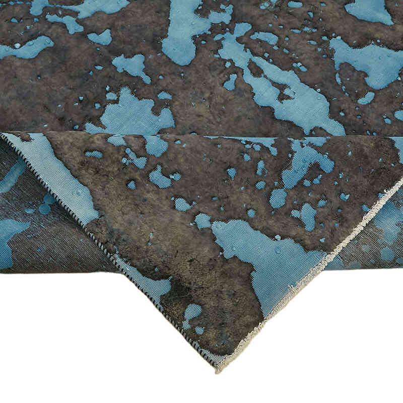 Overdyed Vintage El Dokuma Oryantal Halı - 280 cm x 370 cm - K0070522