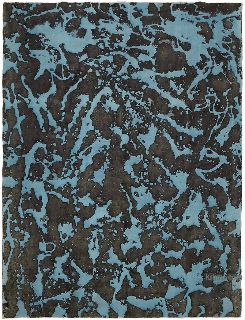 Overdyed Vintage El Dokuma Oryantal Halı - 280 cm x 370 cm - K0070522