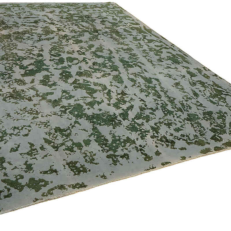 Overdyed Vintage El Dokuma Oryantal Halı - 280 cm x 379 cm - K0070524