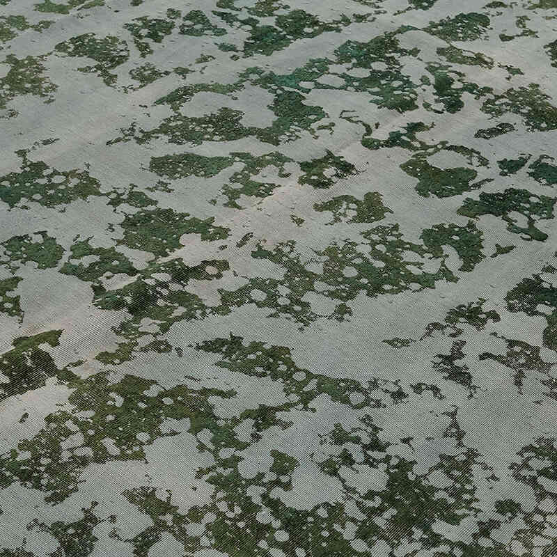 Overdyed Vintage El Dokuma Oryantal Halı - 280 cm x 379 cm - K0070524