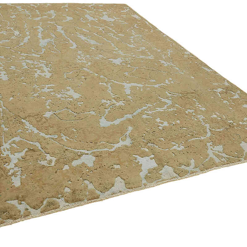 Overdyed Vintage Hand-knotted Oriental Rug - 9' 5" x 12' 5" (113" x 149") - K0070525