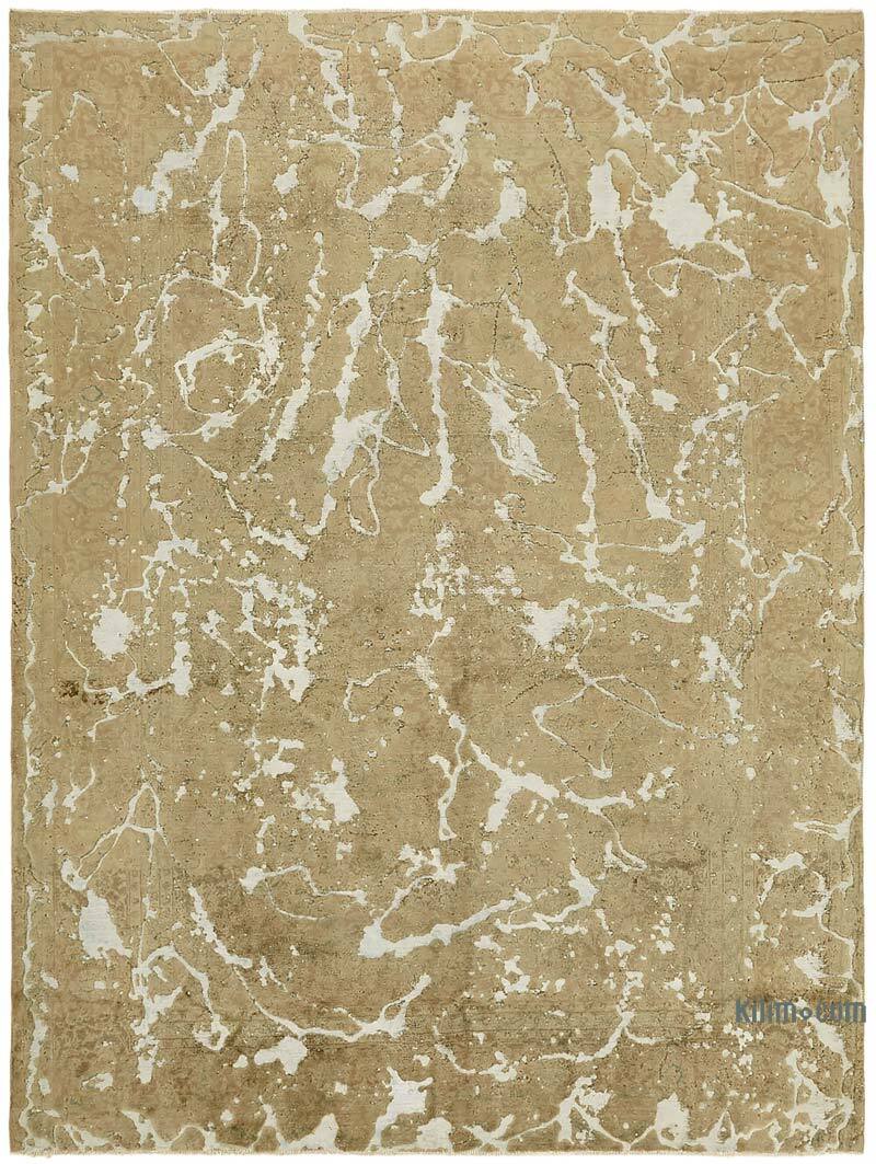 Overdyed Vintage Hand-knotted Oriental Rug - 9' 5" x 12' 5" (113" x 149") - K0070525