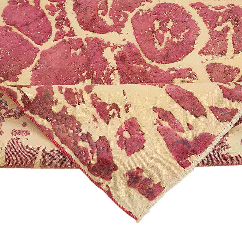 Alfombra Oriental Vintage Teñida a Mano Sobretintada - 280 cm x 390 cm - K0070527