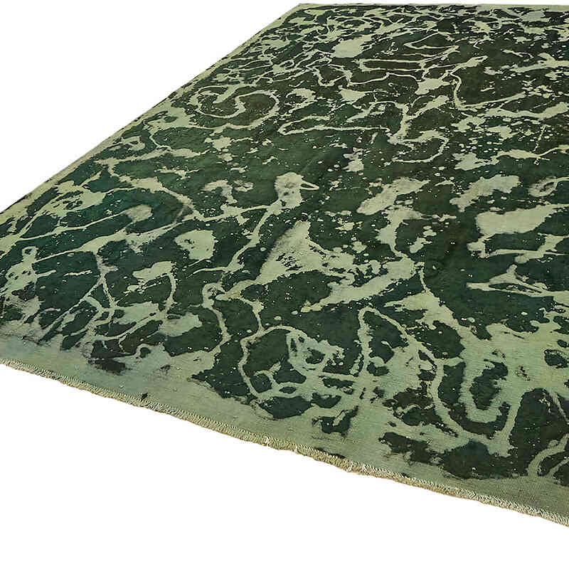Alfombra Oriental Vintage Teñida a Mano Sobretintada - 262 cm x 374 cm - K0070529