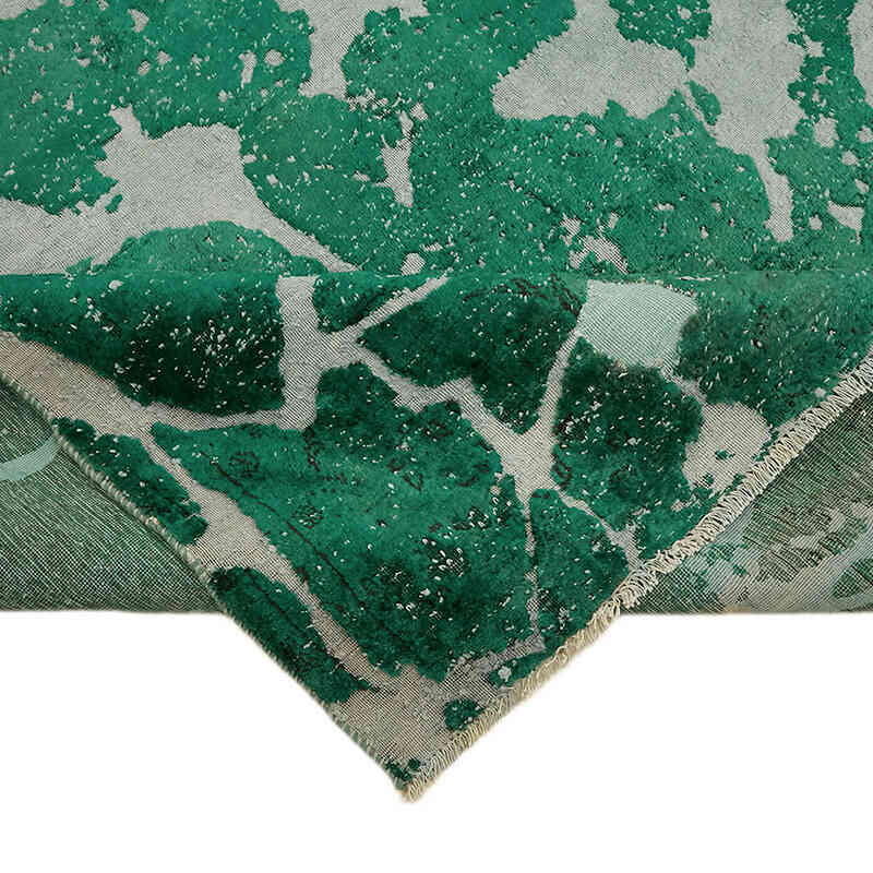 Alfombra Oriental Vintage Teñida a Mano Sobretintada - 280 cm x 364 cm - K0070531