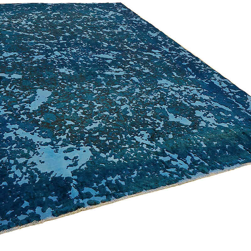 Alfombra Oriental Vintage Teñida a Mano Sobretintada - 270 cm x 380 cm - K0070532