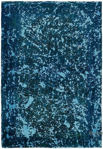 Overdyed Vintage Hand-knotted Oriental Rug - 8' 10" x 12' 6" (106" x 150")