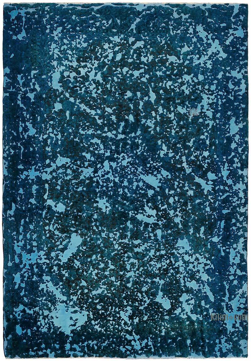 Alfombra Oriental Vintage Teñida a Mano Sobretintada - 270 cm x 380 cm - K0070532