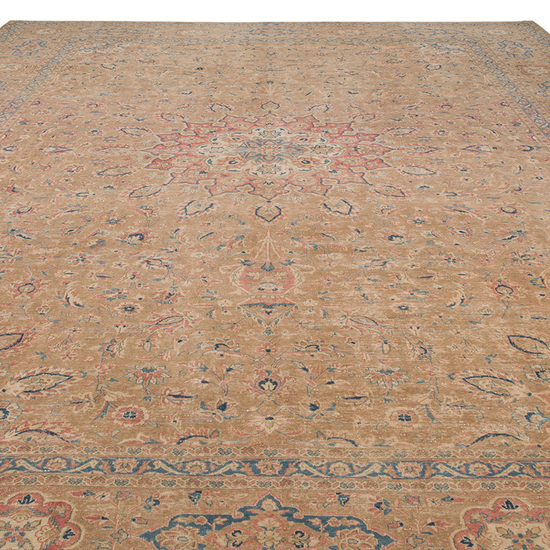 Vintage Hand-Knotted Oriental Rug - 9' 11" x 12' 11" (119" x 155") - K0070538