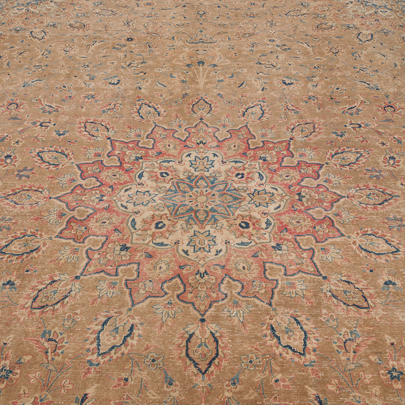 Vintage Hand-Knotted Oriental Rug - 9' 11" x 12' 11" (119" x 155") - K0070538