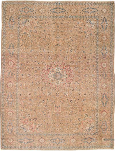 El Dokuma Vintage Halı - 302 cm x 394 cm