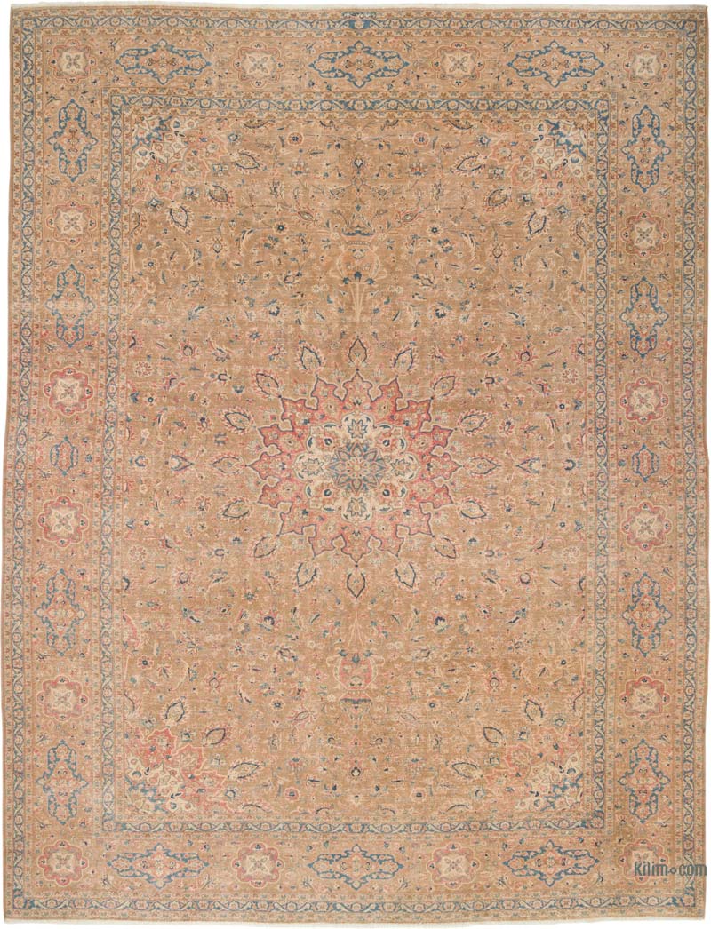 Vintage Hand-Knotted Oriental Rug - 9' 11" x 12' 11" (119" x 155") - K0070538