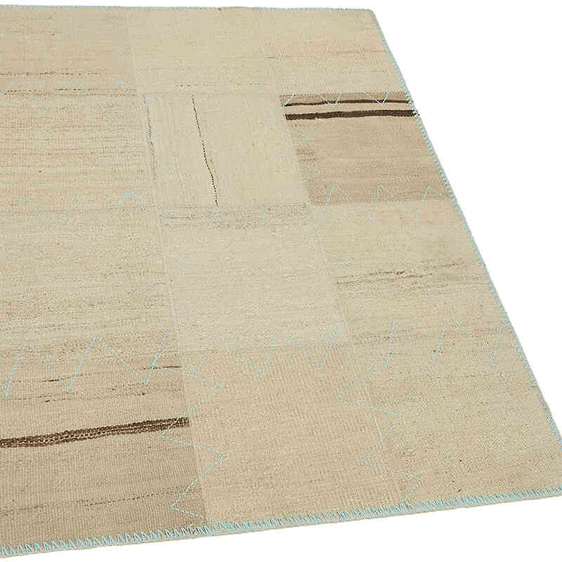 Kendir Patchwork Kilim - 93 cm x 128 cm - K0070540