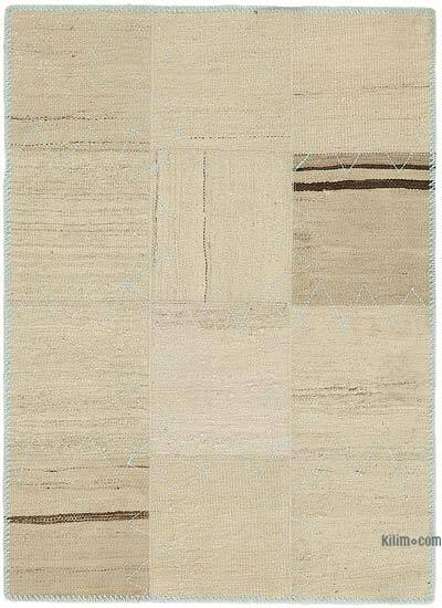 Kendir Patchwork Kilim - 93 cm x 128 cm