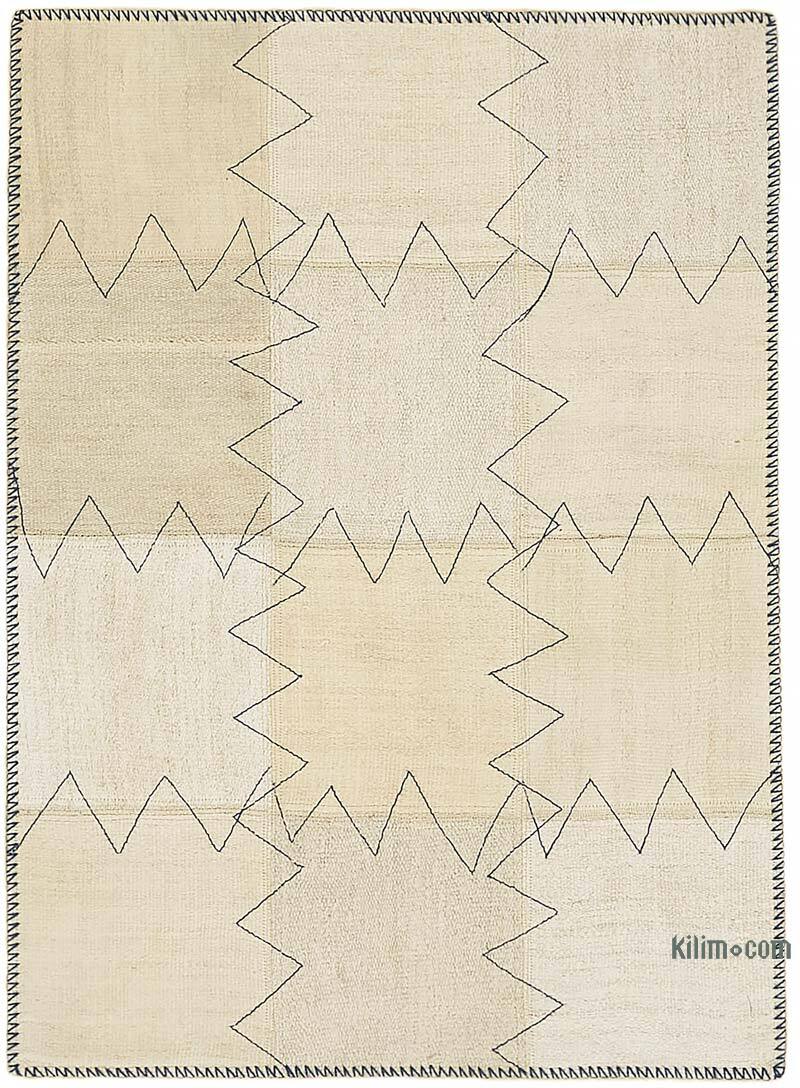 Kendir Patchwork Kilim - 93 cm x 127 cm - K0070542