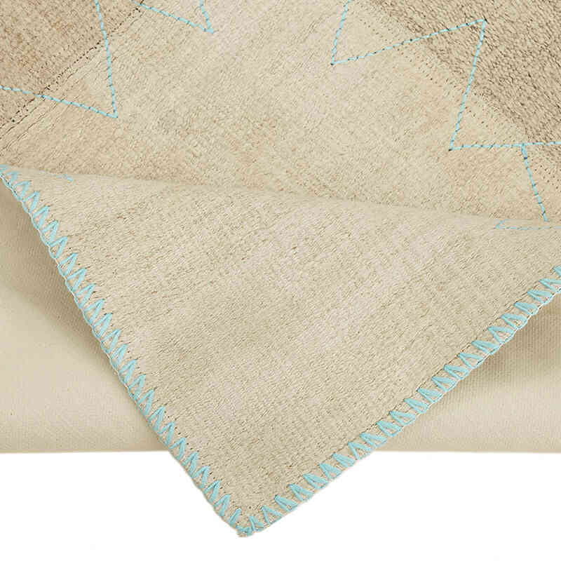Patchwork Hemp Kilim Rug - 3' 1" x 4' 2" (37" x 50") - K0070543