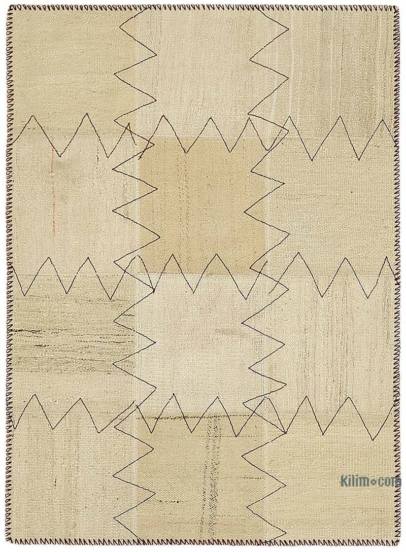 Kendir Patchwork Kilim - 93 cm x 127 cm - K0070545