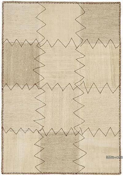 Kendir Patchwork Kilim - 93 cm x 129 cm