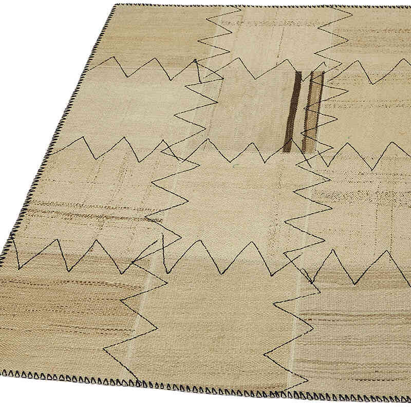 Kendir Patchwork Kilim - 93 cm x 128 cm - K0070548