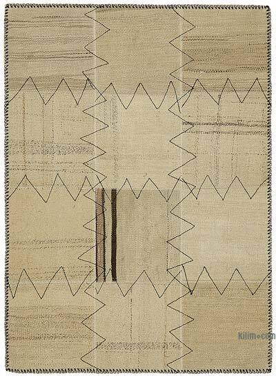 Kendir Patchwork Kilim - 93 cm x 128 cm
