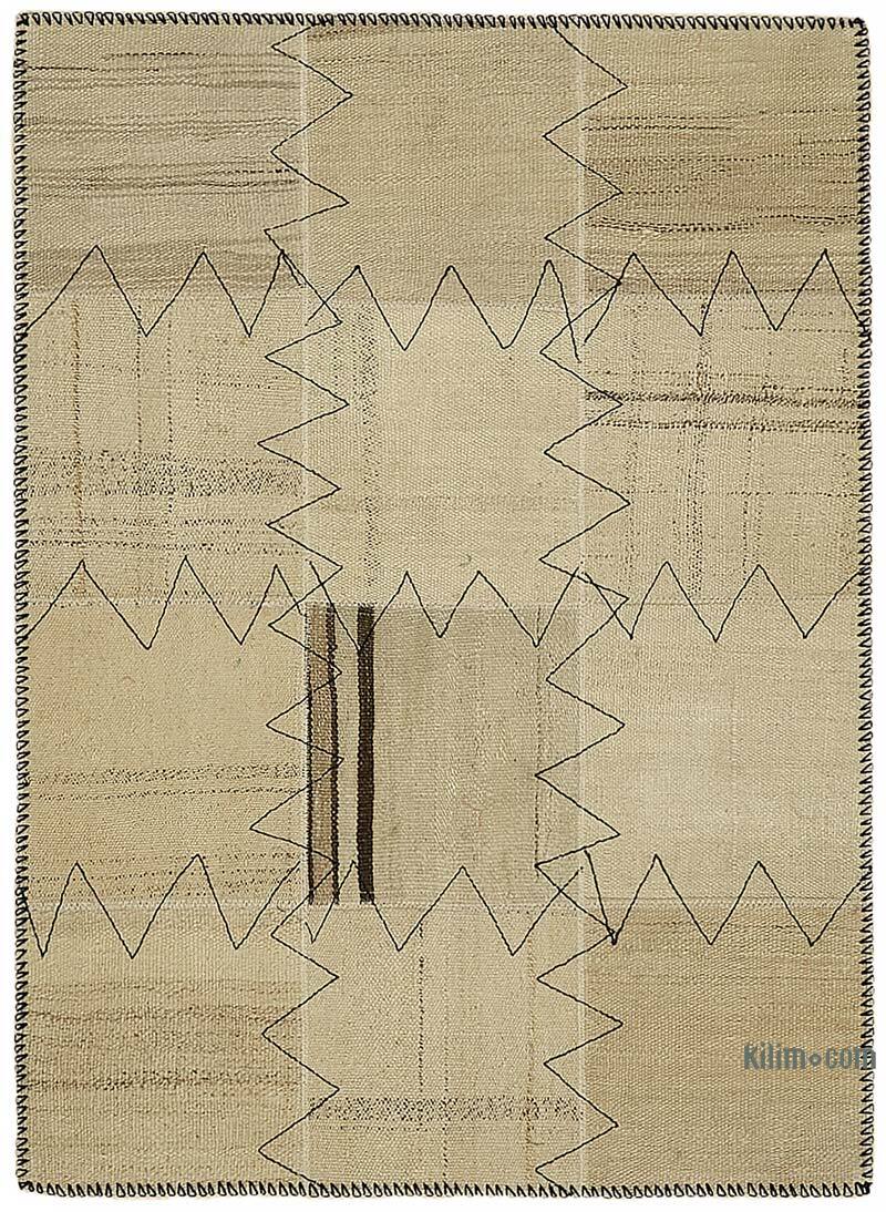 Kendir Patchwork Kilim - 93 cm x 128 cm - K0070548