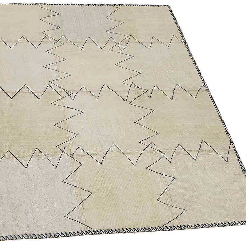Kendir Patchwork Kilim - 93 cm x 128 cm - K0070549
