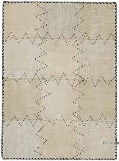 Kendir Patchwork Kilim - 93 cm x 128 cm