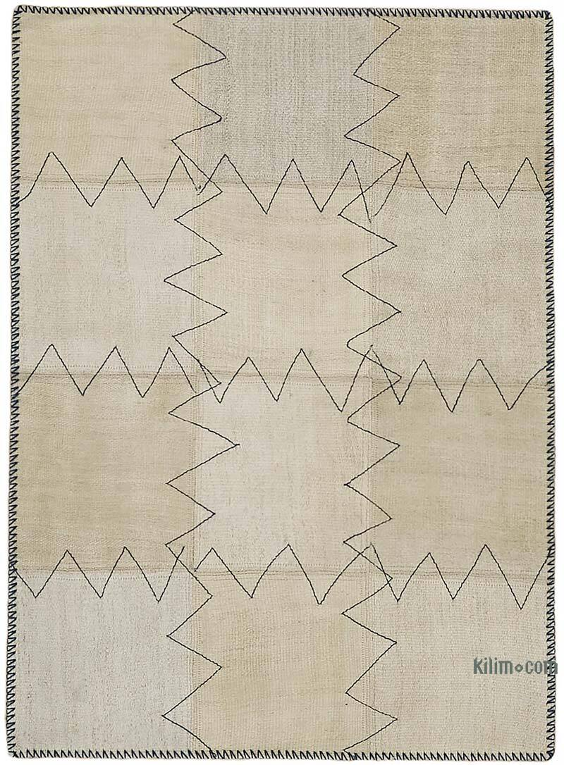 Kendir Patchwork Kilim - 93 cm x 128 cm - K0070549