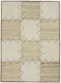 Patchwork Hemp Kilim Rug - 3' 1" x 4' 2" (37" x 50")