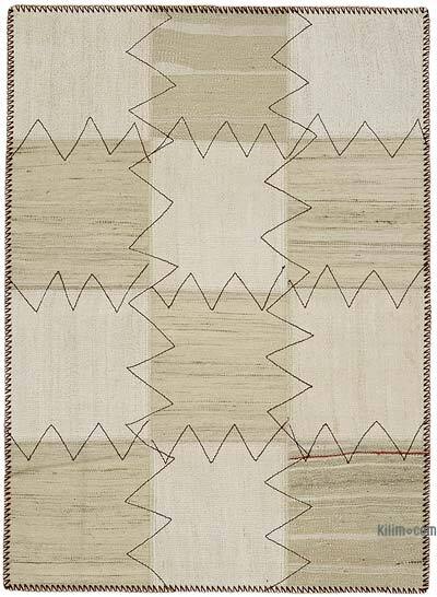 Kendir Patchwork Kilim - 93 cm x 128 cm